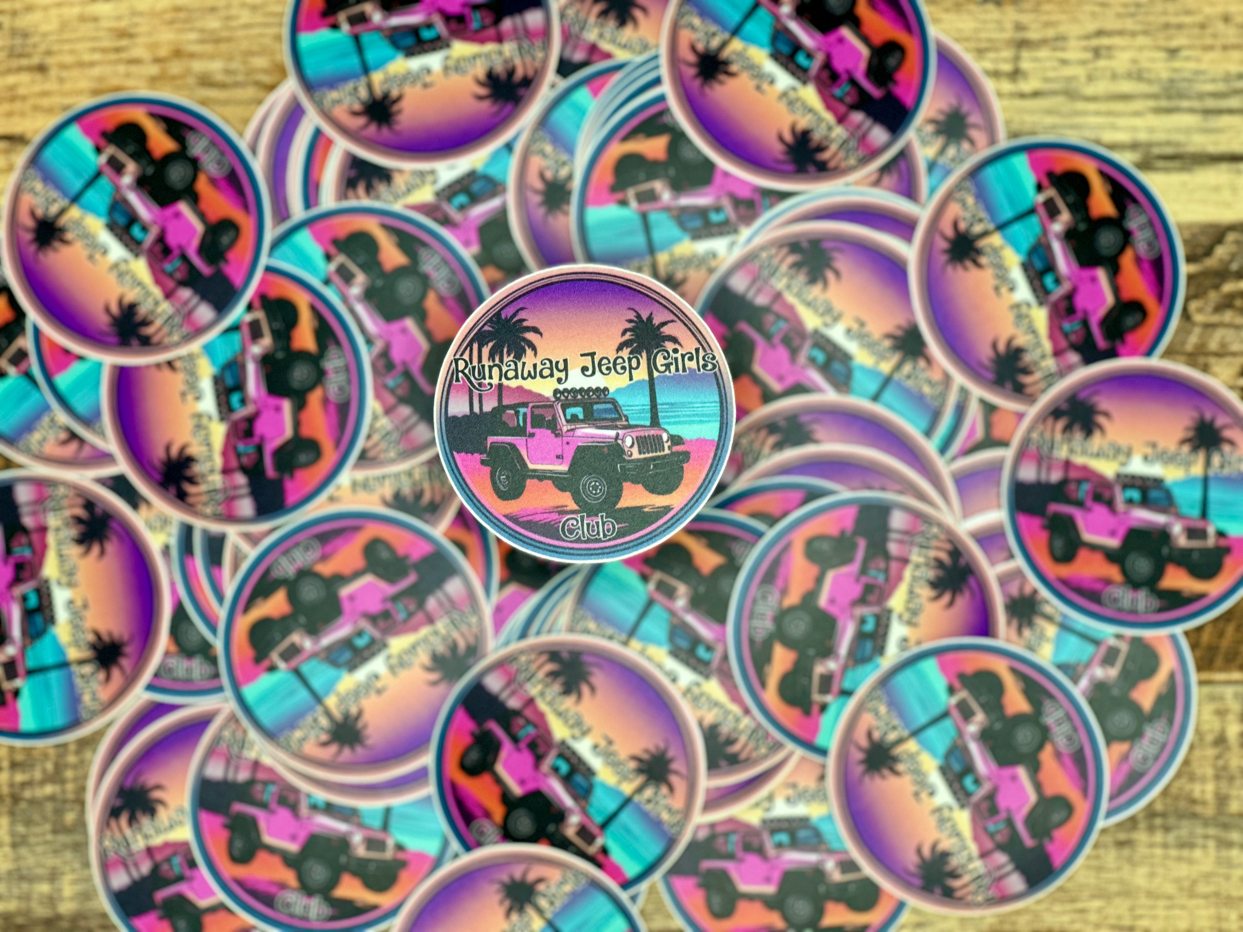 2.5” Waterproof Vinyl Sticker