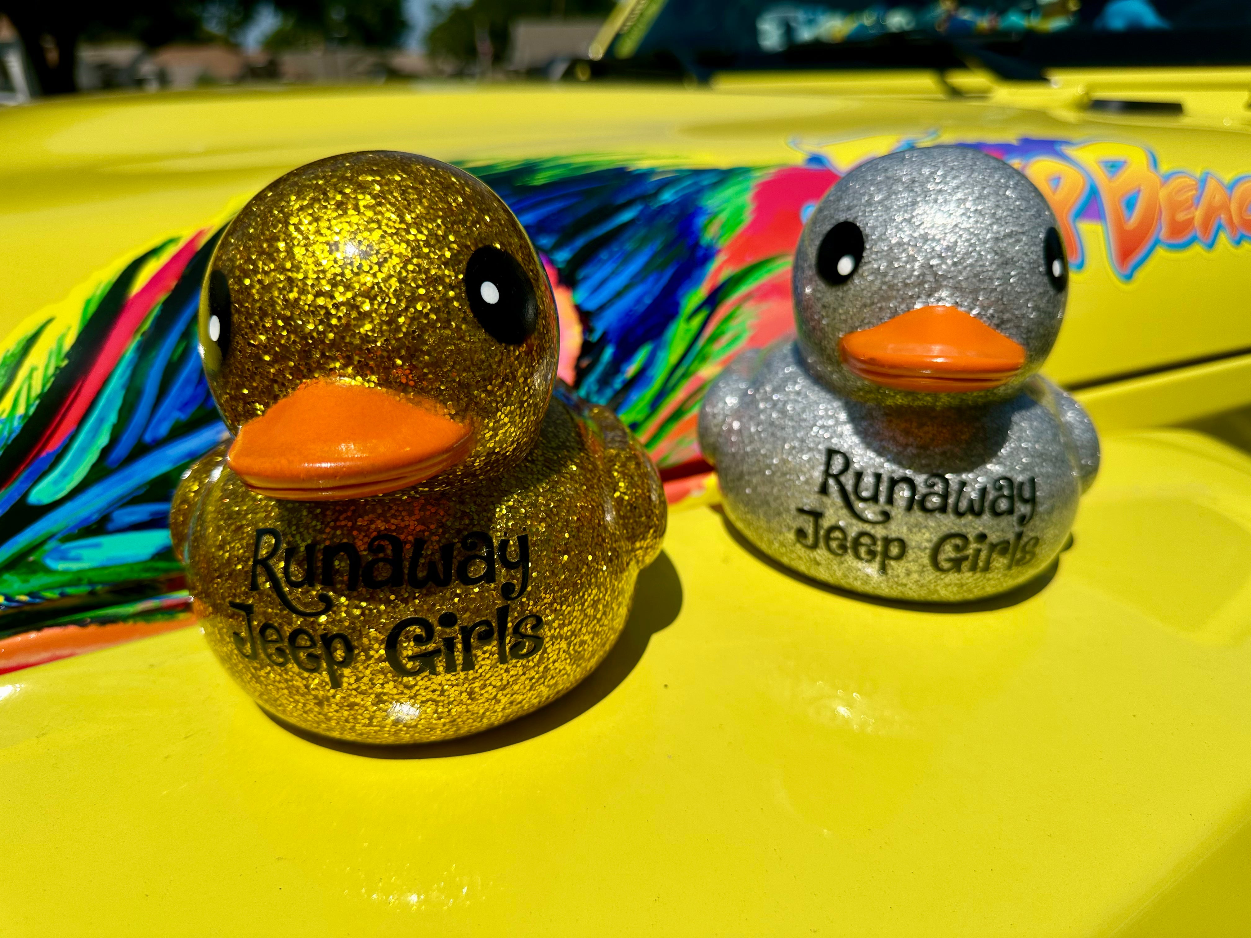 Large Glitter Duck