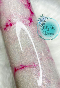 Pink Marble - 20 oz Skinny straight