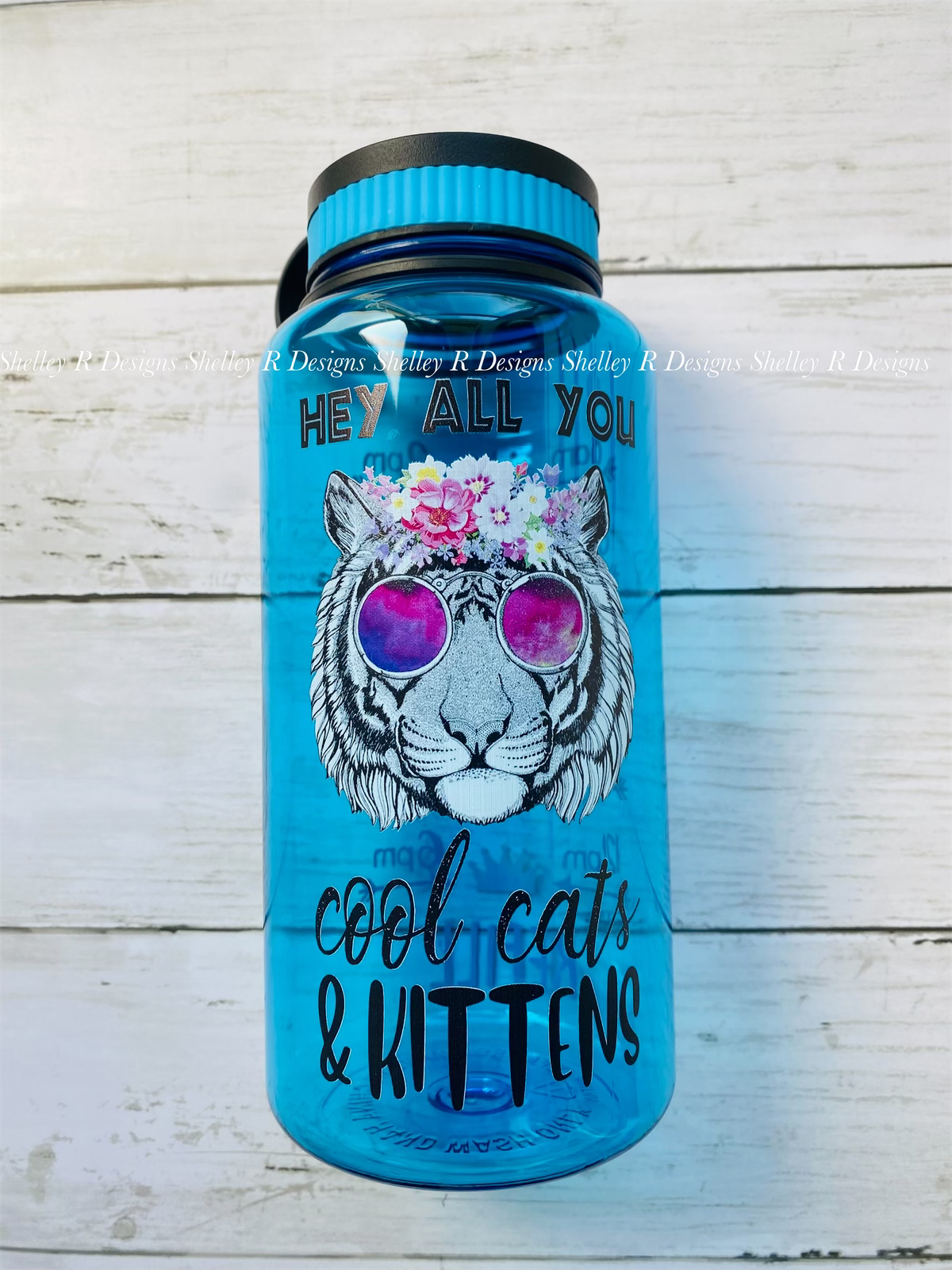 Cool Cats & Kittens Water Bottle *multiple colors available