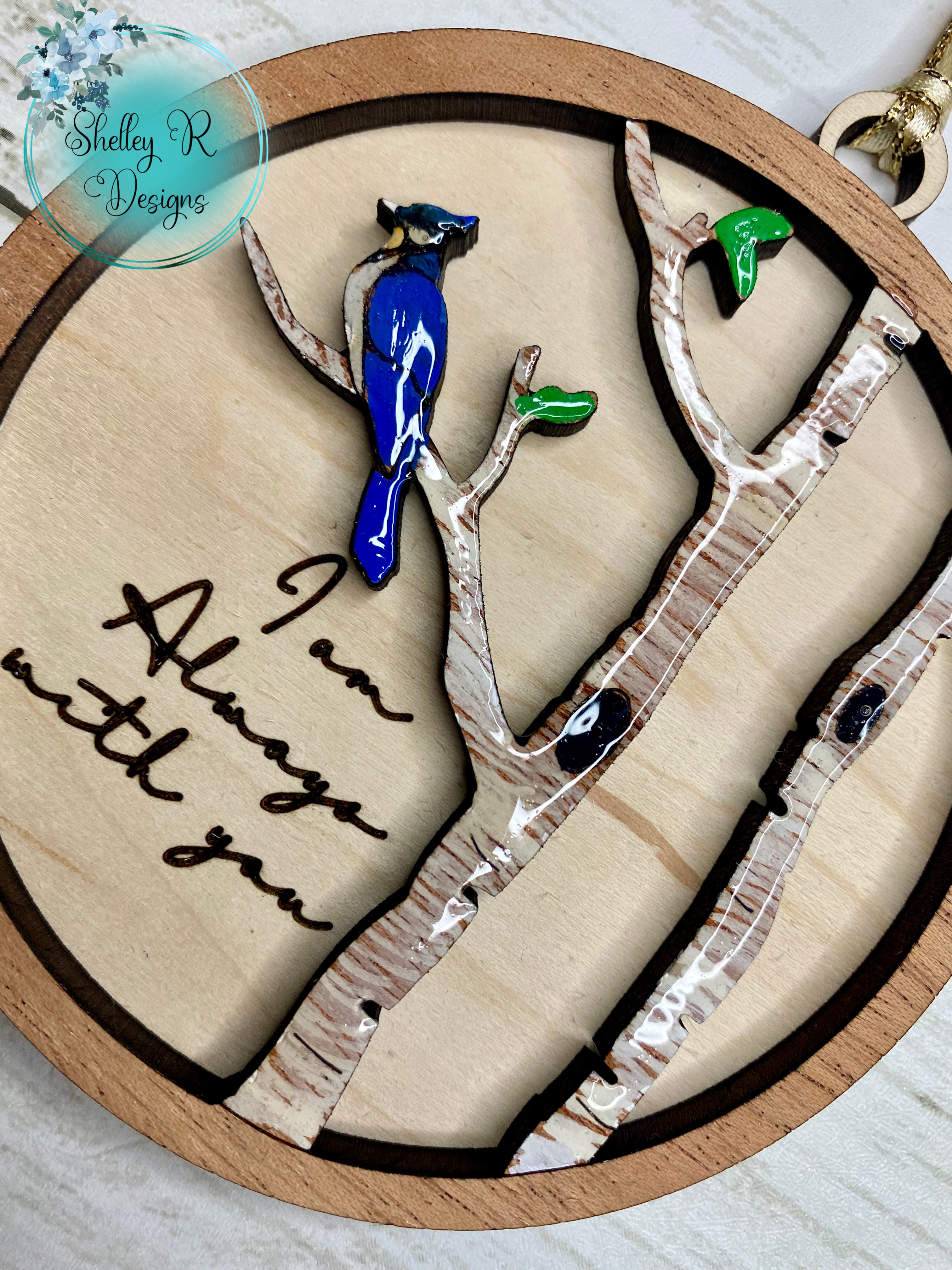 Hand Painted - I am always with you Memorial Ornament - Made to Order