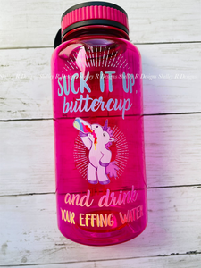 Unicorn Water Bottle *multiple colors available