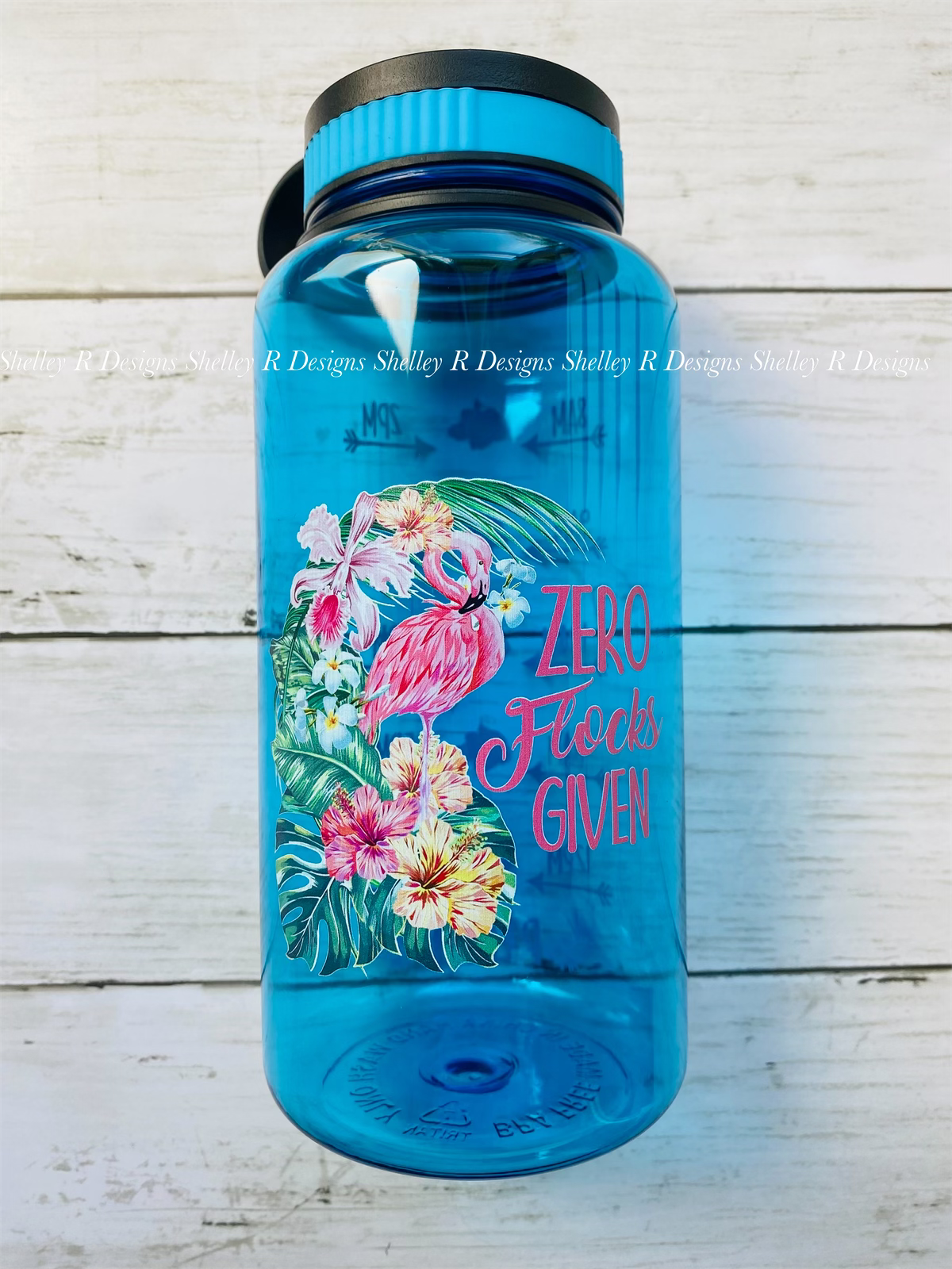 Flamingo Zero Flocks Given Water Bottle