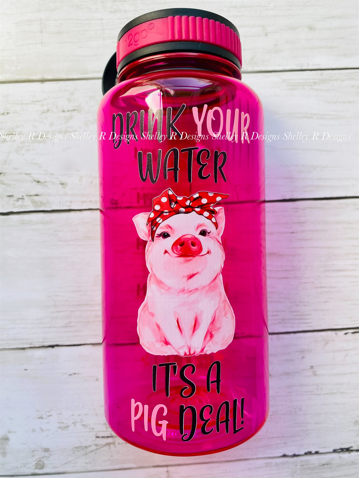 Pig Water Bottle *multiple colors available