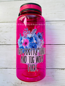 I Like Pretty Things & The Word F*ck Water Bottle