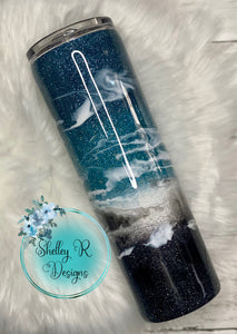 Sometimes In The Waves of Change We Find Our True Direction  - 30 oz Skinny Tumbler - Ready to Ship